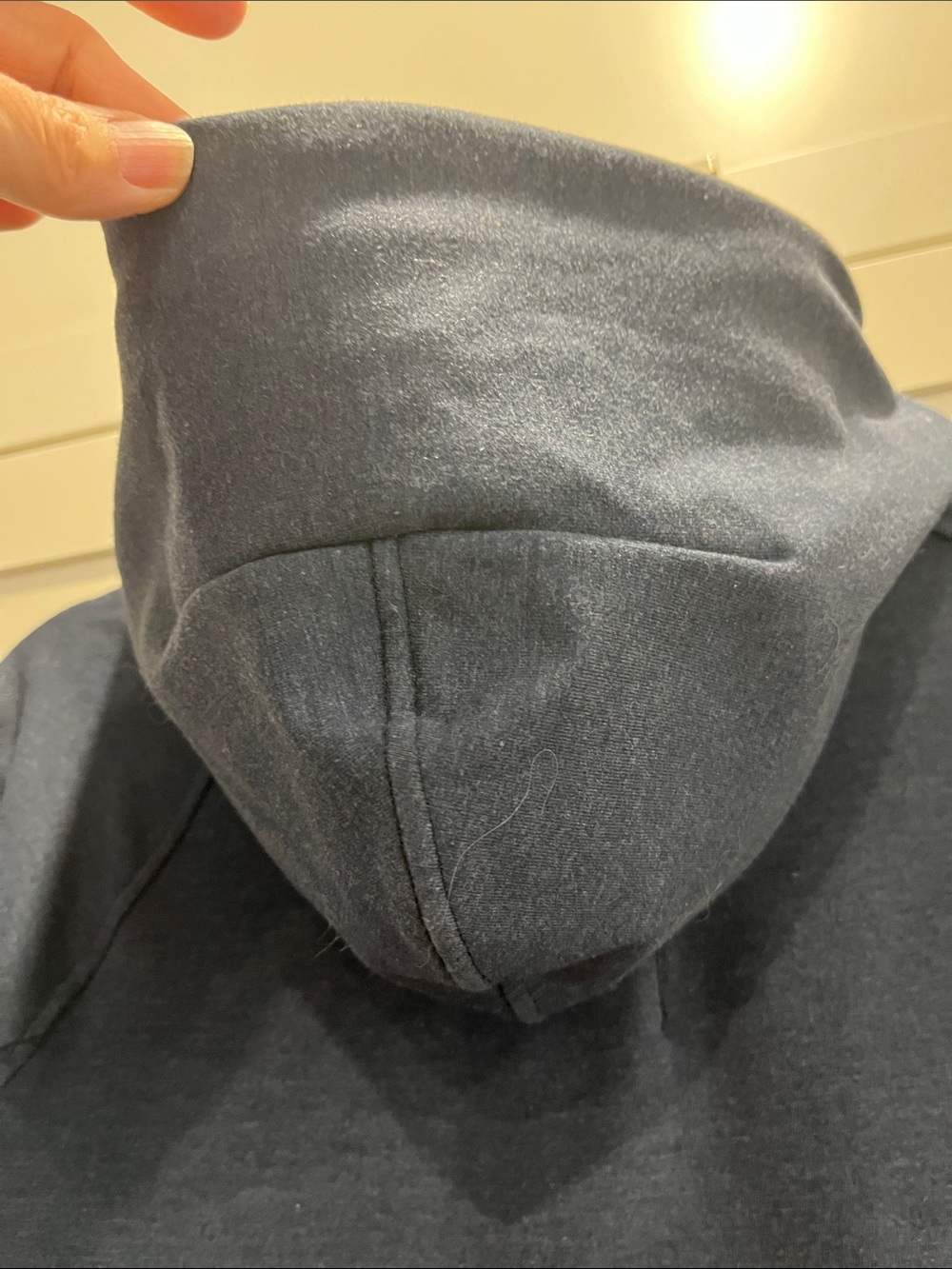 Men's Lululemon City Sweat Pullover Hoodie in Heathered Nautical Navy - Picture 11 of 15
